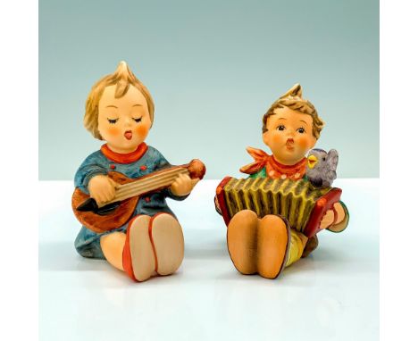 Hummel boy with accordion best sale and bird