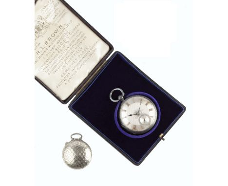 A COLLECTION OF POCKET WATCHES, comprising a Victorian silver open face pocket watch, the engine-turned and floral engraved d