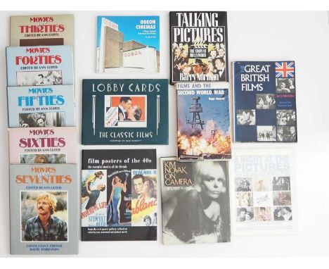 A large group of film related books comprising: Lloyd and Robinson Movies of the …. Series for the 30s - 70s; A NIGHT AT THE 
