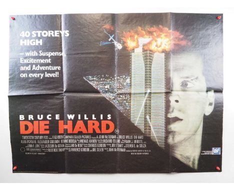 Group of posters comprising DIE HARD (1988); RAMBO III (1988); TEQUILA SUNRISE (1988); BEVERLY HILLS COP II (1987); DEADLY PU