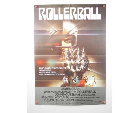 A group of three German A1 film posters comprising 1941 (1979); 1984 (1984) and ROLLERBALL (1975) together with an A2 German 