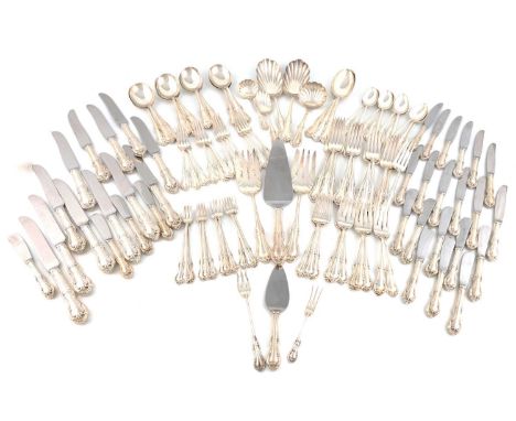 An American silver 'Joan of Arc' pattern canteen,by The International Silver Company, comprising: twelve table forks, twelve 