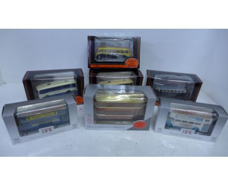Seven Exclusive First Editions die-cast model vehicles, boxed 