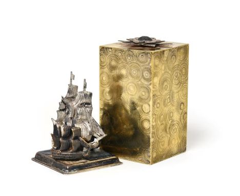 An Elizabeth II Parcel-Gilt Silver Novelty Present, by Stuart Devlin, London, 1977, Number 178 From a Limited Edition, the bo