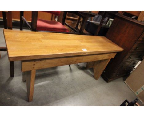 Modern Oak Bench