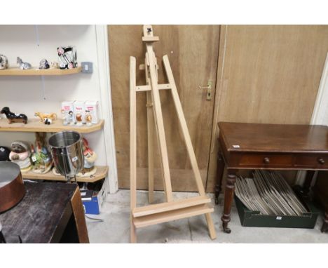Large Oak Artist's Easel