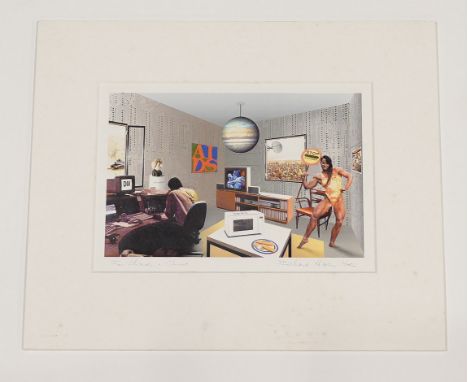 RICHARD HAMILTON (BRITISH, 1922-2011)Just what is it that makes today's homes so different? (1993)
signed and inscribed in pe