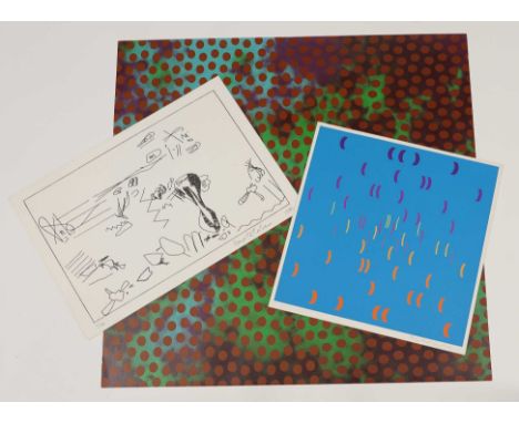 HAROLD COHEN (BRITISH, 1928-2016) (3)From the Penny Plain Suite
signed, dated and numbered ‘Harold Cohen 1980 7/50’ (in lower