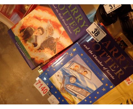Full Set of Harry Potter Books including two hardback first editions Harry Potter and the Half Blood Prince Harry Potter and 