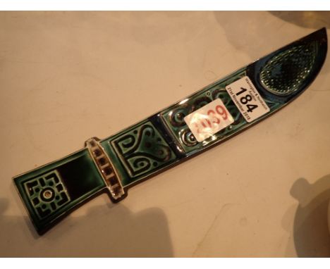 Poole ceramic knife spoon rest L: 30 cm