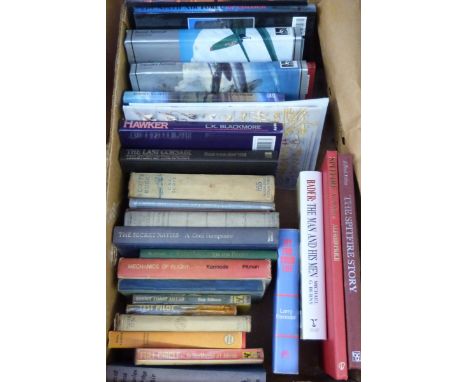 Quantity of books relating to aviation including:- [Wing Commander Paul Richey DFC+Bar] "Fighter Pilot, a personal record of 