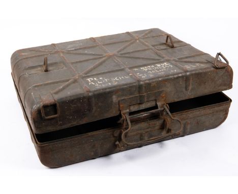 A Third Reich steel case for stick grenades, GC (some slight rusting)  £60-70 