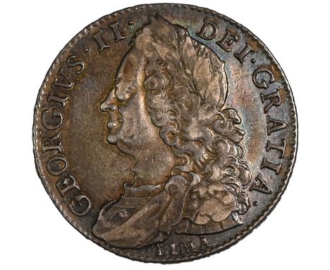 1746 King George II silver 'LIMA' Halfcrown with 'DECIMO NONO' to the edge (Bull 1688, ESC 606, S 3695A). Obverse: older laur