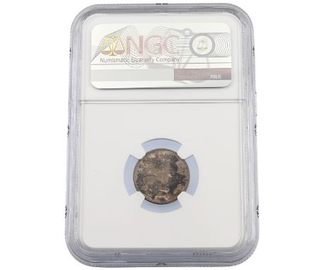 1897 H Queen Victoria Hong Kong silver 10&cent; Heaton Mint coin graded MS 62 by NGC (KM 6). Obverse: crowned portrait of Que