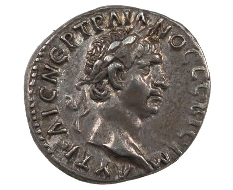 98-99 AD Lycia silver Drachm of Trajan. Obverse: laureate head of the Emperor facing right, 'AVT KAIC NEP TPAIANOC CEB &Gamma