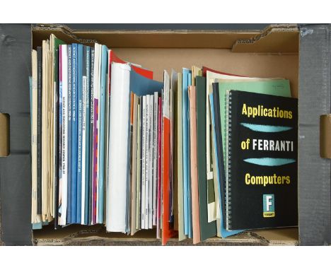 Computing. Miscellaneous reports, magazines and printed ephemera, 1950's - early 1960's, to include Applications of Ferranti 