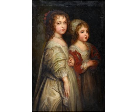 After Sir Anthony van Dyck - Double Portrait of Mary Princess Royal and James Duke of York,&nbsp;three quarter length, from v
