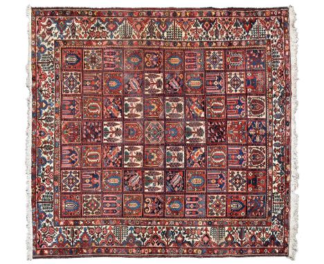 An antique Bakhtiari carpet, early 20th c, 332 x 382cm    Good condition