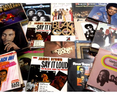 Collection of approx 130  Soul and Reggae records to include James Brown, Otis Redding, Four Tops, Aretha Franklin. Some orig