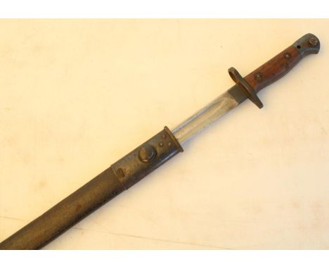 1907 Enfield Field Bayonet with Scabbard