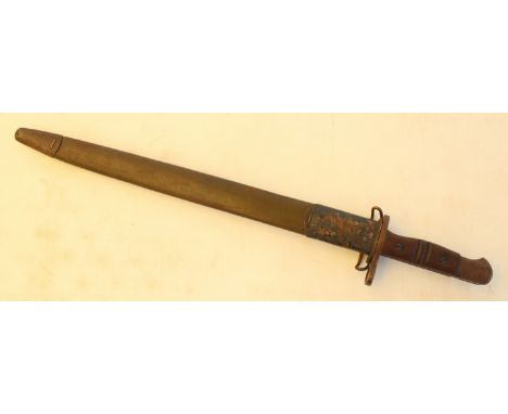 Remington P17 bayonet with scabbard