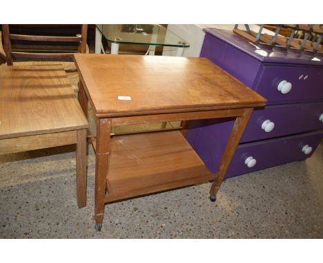 CIRCA 1960S FOLDING CARD TABLE, APPROX 66 X 46CM FOLDED