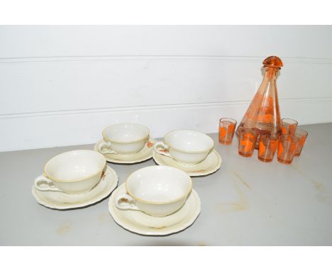BOX CONTAINING CERAMIC ITEMS AND SMALL GLASS ITEMS