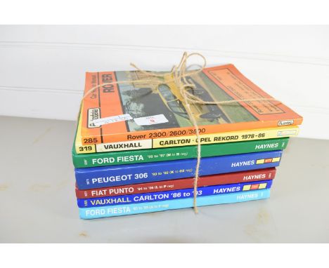 CAR MANUALS FOR FIESTA, PUNTO, VAUXHALL CARLTON ETC