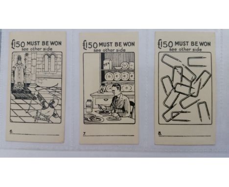 LLOYD R., Famous Cricket Puzzle Series, complete, VG to EX, 25