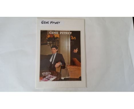 POP MUSIC, signed magazine photos, inc. Gene Pitney, Cliff Bennett, Mike Sarne, Gerry Marsden (first name only), Lee Dorsey &