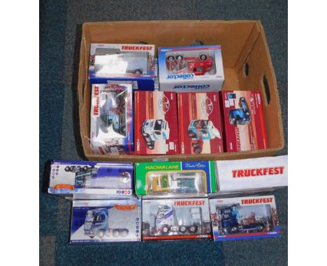 Corgi die cast models of lorry cabs, Truckfest and Hauliers of Renown, scale 1:50, limited edition, boxed, (qty).