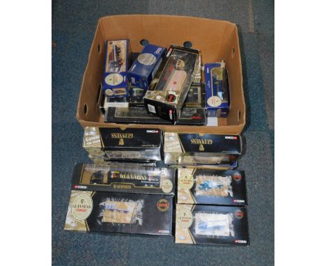 Corgi die cast models of Guinness vintage trucks and lorries, scale 1:50, limited edition, boxed, (qty).