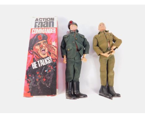 An Action Man Talking Commander, Palitoy, circa 1967, boxed, together with a 1964 action Man in military uniform, (2).