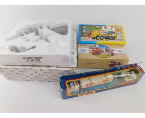 Two Corgi die cast models of Chipperfields Circus Classics, an ERF 8 wheel rigid, August 1995, Fire Service Classic, Alec Lad