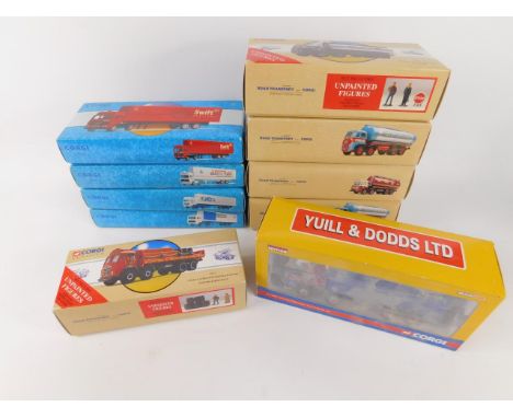 A Corgi Rigid Tippers die cast model of a Volvo FM Bulk Tipper, Yuill & Dodds Ltd, scale 1:50, limited edition, together with