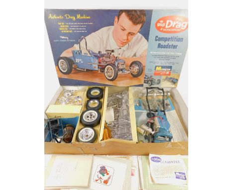 A Monogram Big Drag Competition Roadster Kit Car, scale 1:8, with Darryl Starbird customizing, boxed.