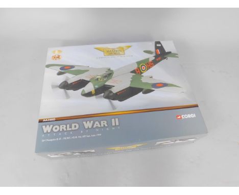 A Corgi Aviation Archive die cast model of a D H Mosquito BIX, -ML907, HS-B, No 109 Squadron Late 1944, World War II Attack B