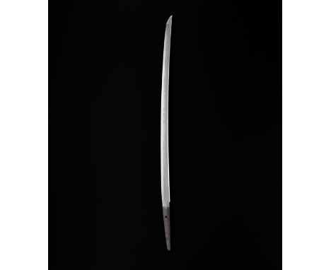 SUKEHIRO: A KATANA IN SHIRASAYABy Sukehiro, signed Echizen no kami SukehiroJapan, Edo period (1615-1868)The slender, gently c