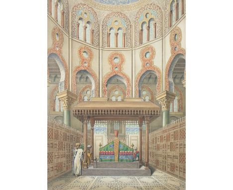 Lemercier &amp; Cei, Five lithographs of Arab art and architecture, and another of Colonnes et Piliers (unframed) (6).