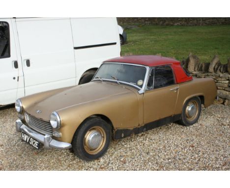 Austin Healey Sprite 1275cc Sports Car, first owner The Viscount Weymouth, Longleat Estate, Warminster, Wiltshire, believed t