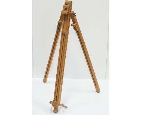 J M Paillard, Paris Wooden Telescopic Easel 