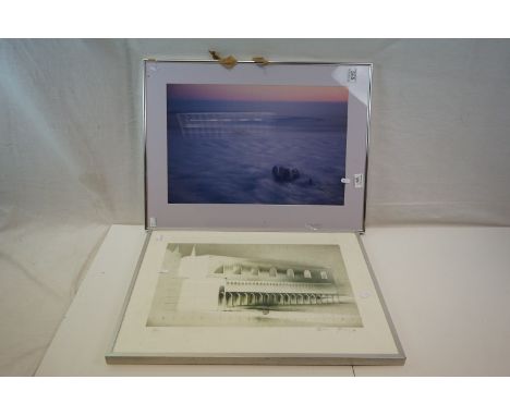 Peter Paul, framed lithograph of Palais Venice, no. 7/125, signed and dated 1976, 41cms x 57cms together with  Photographic P