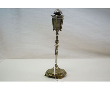 Vintage Table Lighter in the form of a Street Lamp 