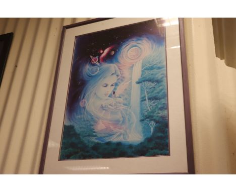 Two Framed and Glazed Fantasy Prints 