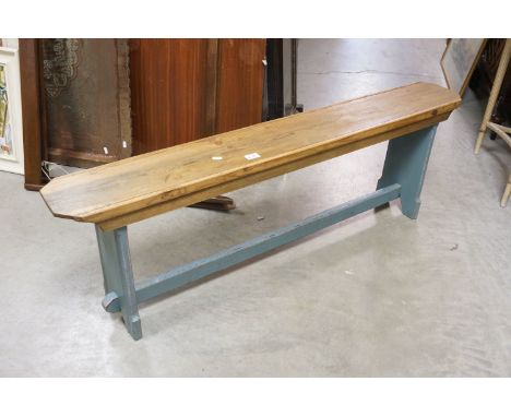Vintage Pine Kitchen Bench, 54" long 