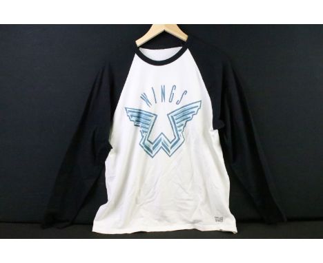Memorabilia - Wings Over America original vintage promo only long sleeve single stitch shirt with ’side one 33 RPM stereo” pr