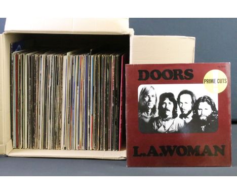 Vinyl - Over 90 Rock &amp; Pop LPs featuring some Factory Sample stickered to include The Doors, Holger Czukay, Herbie Hancoc