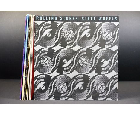 Vinyl - 8 The Rolling Stones LPS to include Steel Wheels, Tattoo You, Only Rock N Roll, Sticky Fingers, Time Waits For No One