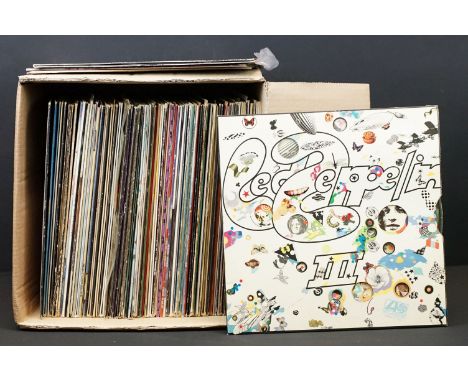 Vinyl - Over 80 Rock &amp; Pop LPs to include Led Zeppelin, Pink Floyd, David Bowie, Deep Purple, ZZ Top, The Who, Yes, Bob D