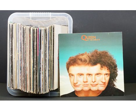 Vinyl - Over 55 Rock &amp; Pop LPs to include Queen x 3, Hawkwind, Rolling Stones, The Beatles x 4, James Brown, Michael Jack